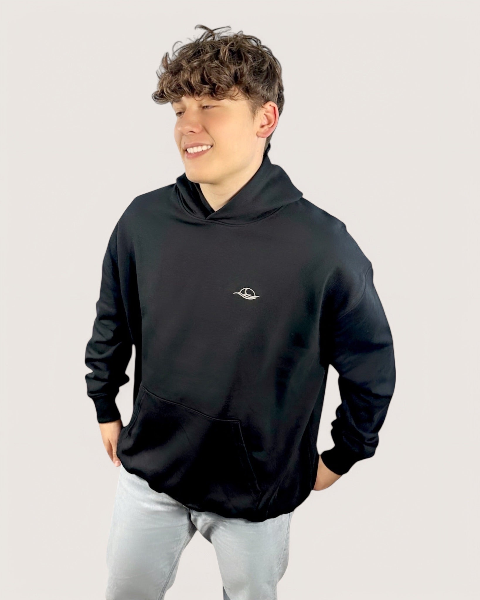 Hoodie Black Herren Spirit of Departure