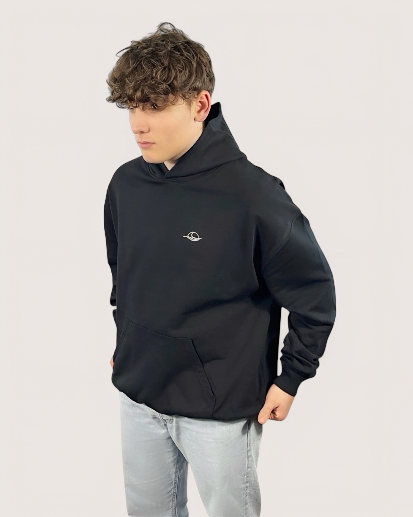 Hoodie Black Herren Spirit of Departure