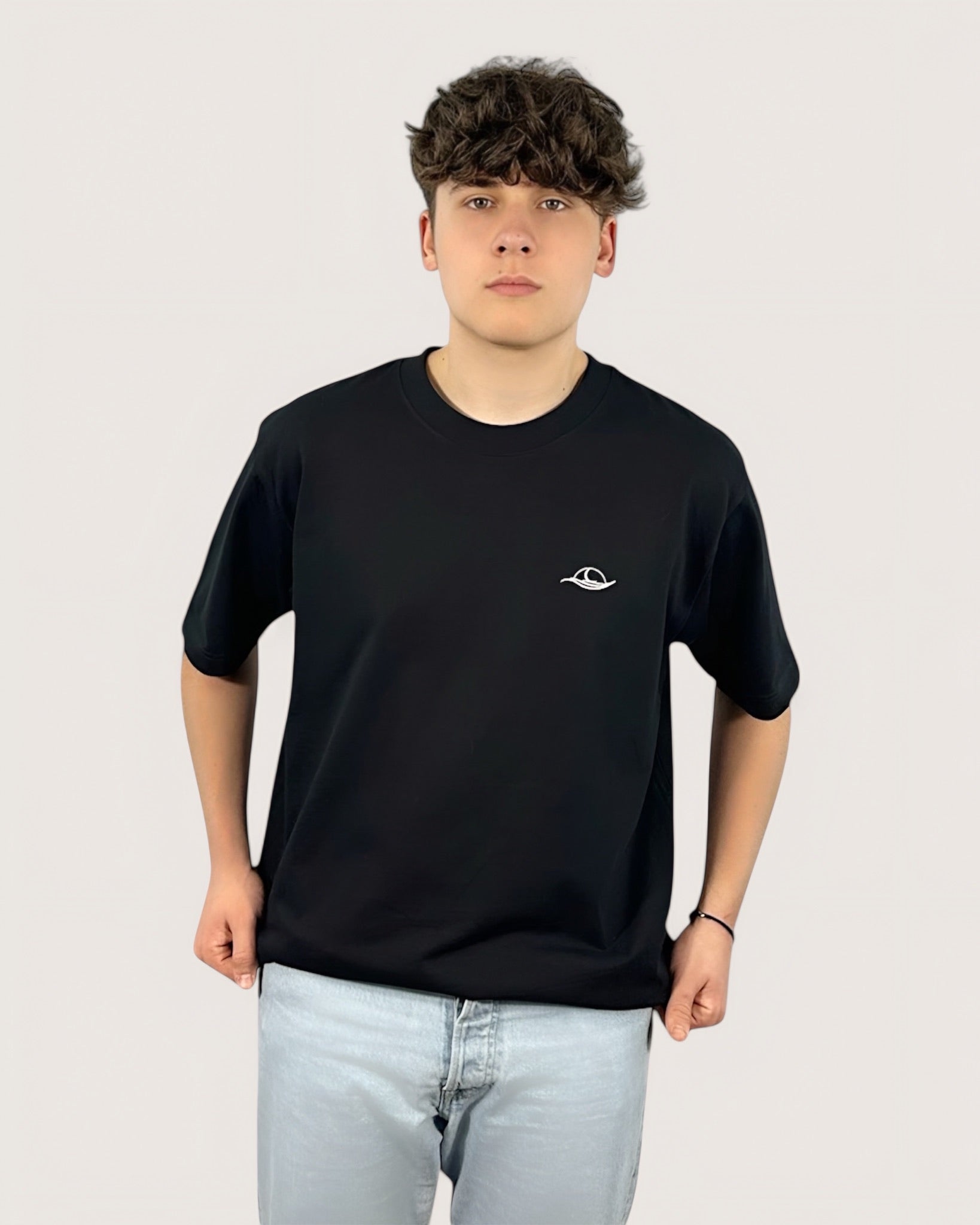 Tee Black Men Schwarzes T-Shirt Herren mit Backprint Spirit of Departure Streetwear