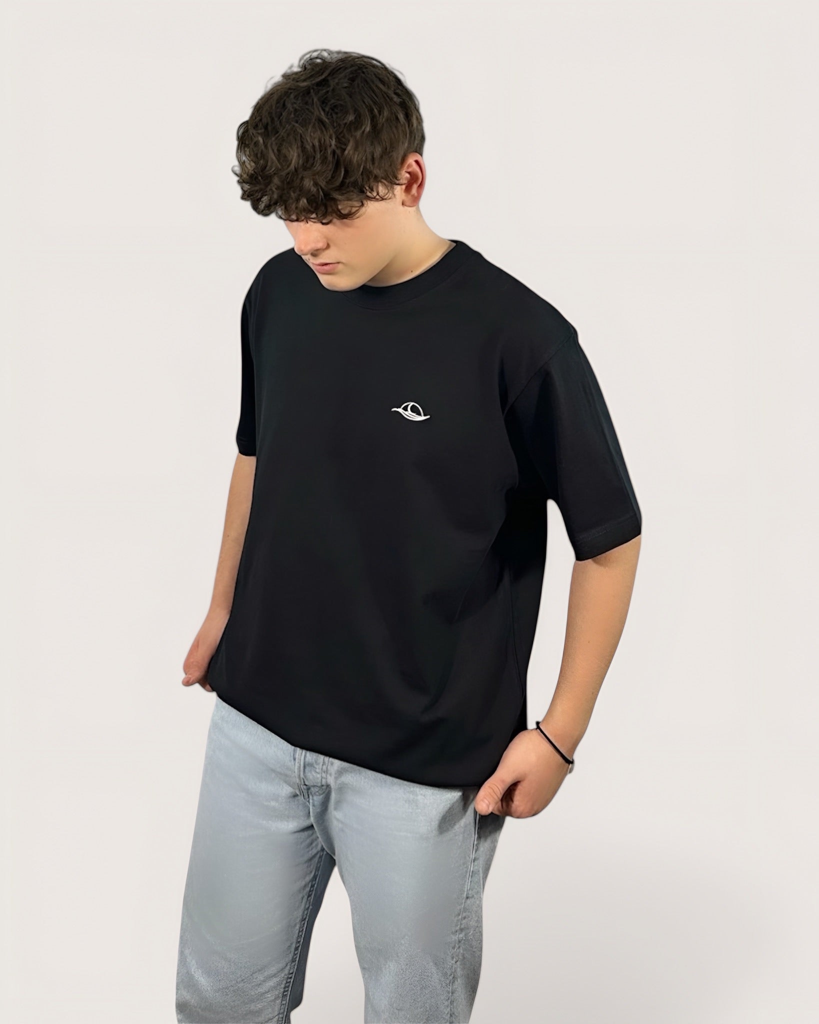 Tee Black Men Schwarzes T-Shirt Herren mit Backprint Spirit of Departure Streetwear