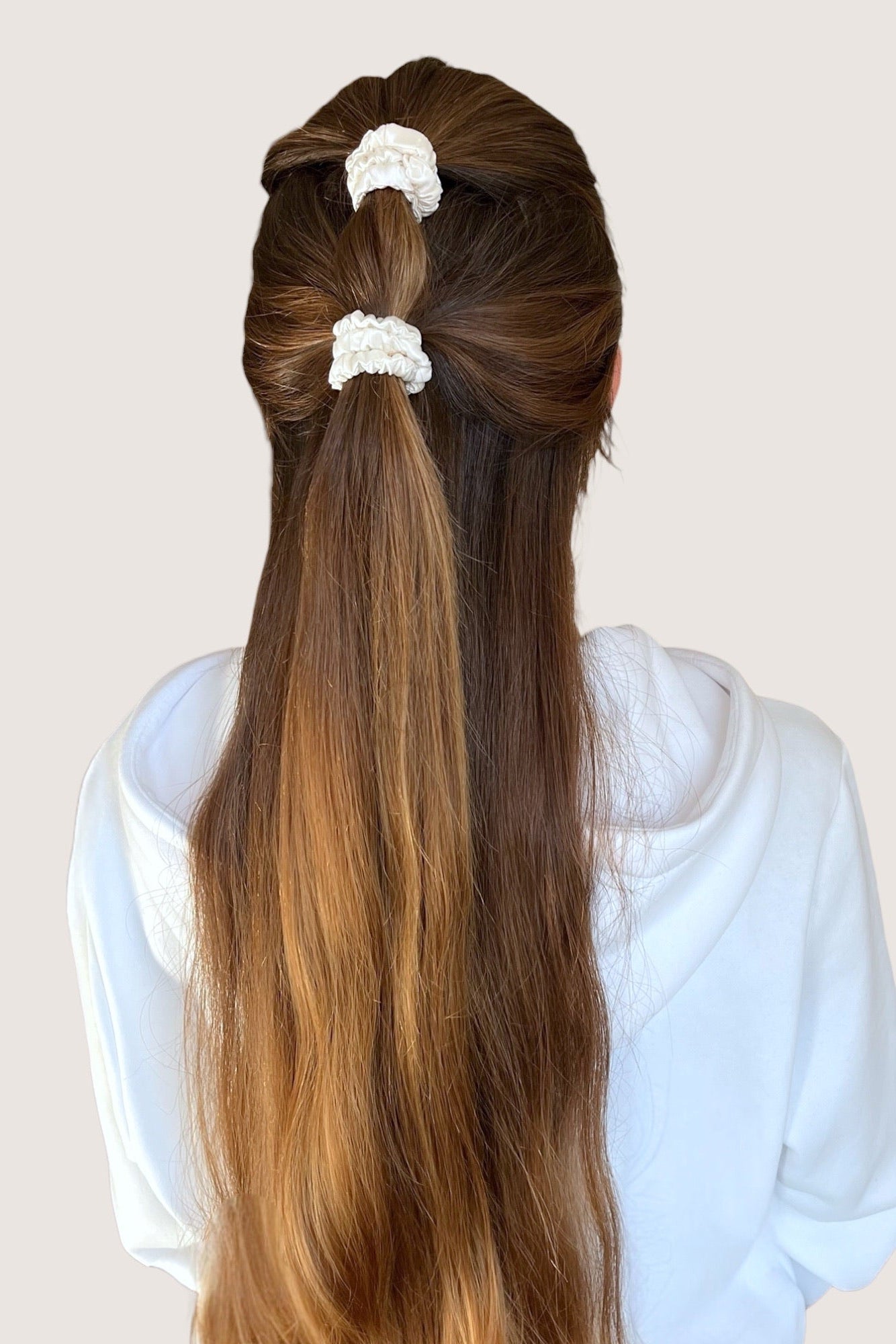 3ER SET SILK SCRUNCHIES