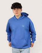 Blauer Hoodie mit Backprint Spirit of Departure Men Herren 