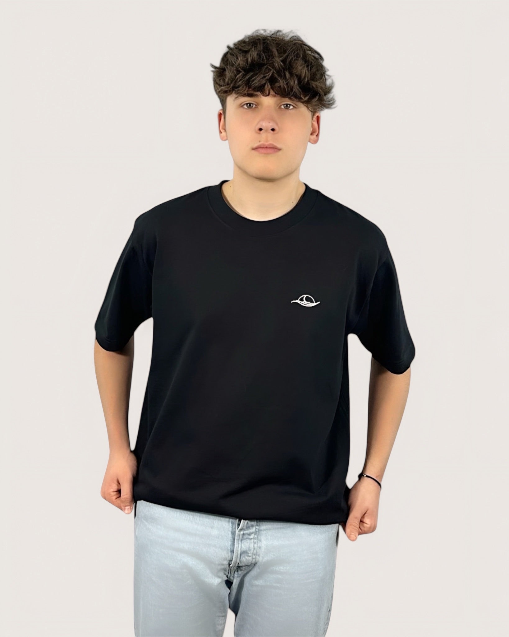 Tee Black Men Schwarzes T-Shirt Herren mit Backprint Spirit of Departure Streetwear