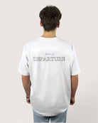 Tee white Men weißes T-Shirt Herren mit Backprint Spirit of Departure Streetwear
