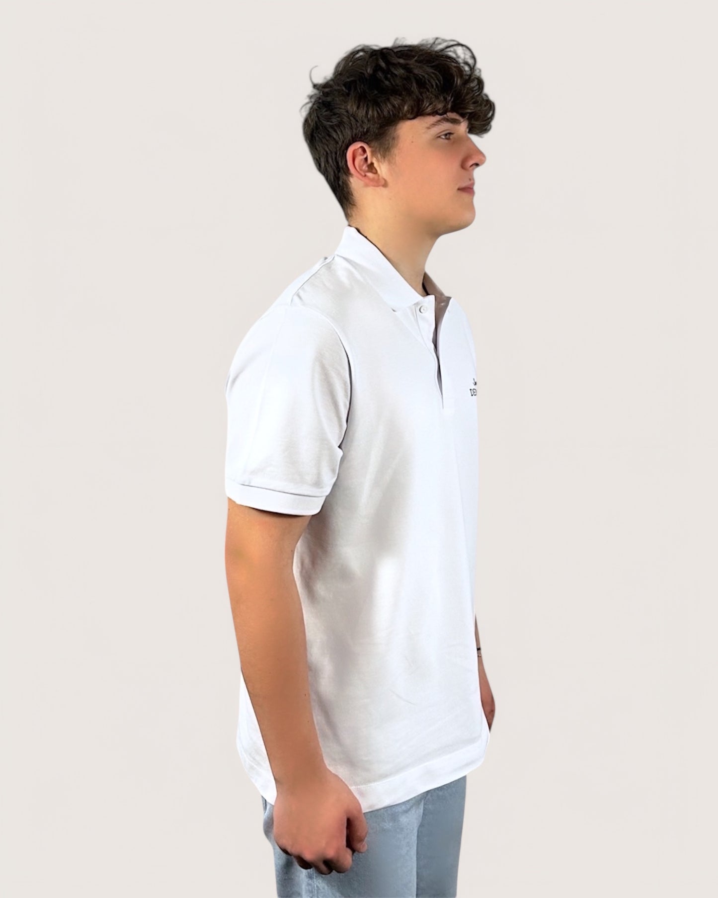 Weißes Polo Herren Polo Men White Polo Collection Spirit of Departure 